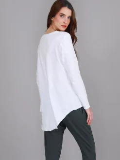 3rd Story Margo Scoop Neck T Shirt< Long Sleeves