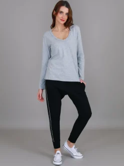 3rd Story Margo Scoop Neck T Shirt< Long Sleeves