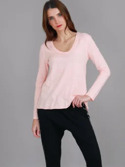 3rd Story Margo Scoop Neck T Shirt< Long Sleeves