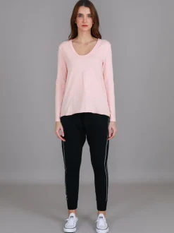 3rd Story Margo Scoop Neck T Shirt< Long Sleeves