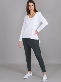 3rd Story Margo Scoop Neck T Shirt< Long Sleeves