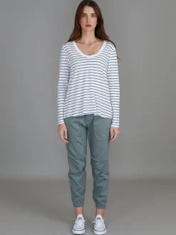 3rd Story Margo Scoop Neck T Shirt< Long Sleeves