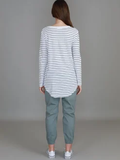 3rd Story Margo Scoop Neck T Shirt< Long Sleeves