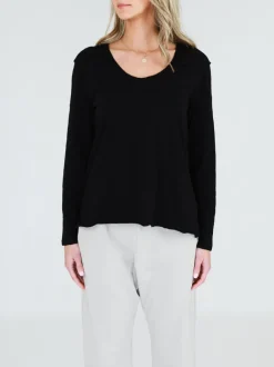 3rd Story Margo Scoop Neck T Shirt< Long Sleeves