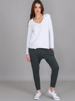 3rd Story Margo Scoop Neck T Shirt< Long Sleeves