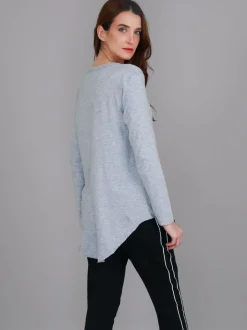 3rd Story Margo Scoop Neck T Shirt< Long Sleeves