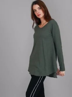 3rd Story Mascot Wide Hem T Shirt< Long Sleeves