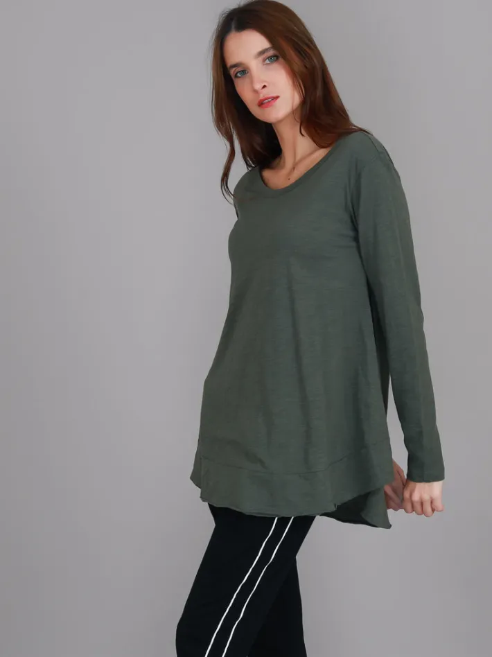 3rd Story Mascot Wide Hem T Shirt< Long Sleeves