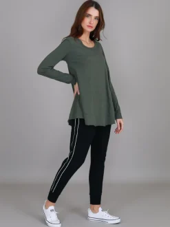 3rd Story Mascot Wide Hem T Shirt< Long Sleeves