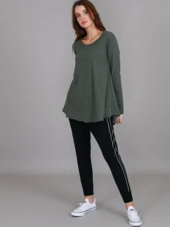 3rd Story Mascot Wide Hem T Shirt< Long Sleeves
