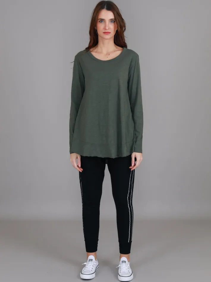 3rd Story Mascot Wide Hem T Shirt< Long Sleeves