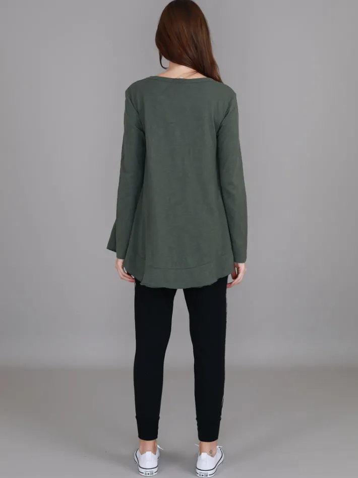 3rd Story Mascot Wide Hem T Shirt< Long Sleeves