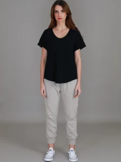 3rd Story Milan Cuff Sleeve T Shirt< Short Sleeves