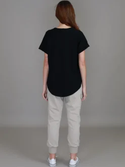 3rd Story Milan Cuff Sleeve T Shirt< Short Sleeves