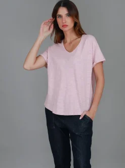 3rd Story Milan Cuff Sleeve T Shirt< Short Sleeves