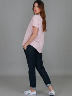 3rd Story Milan Cuff Sleeve T Shirt< Short Sleeves