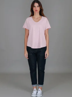 3rd Story Milan Cuff Sleeve T Shirt< Short Sleeves