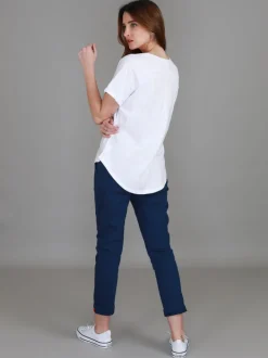 3rd Story Milan Cuff Sleeve T Shirt< Short Sleeves