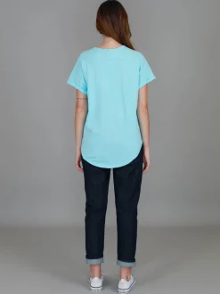 3rd Story Milan Cuff Sleeve T Shirt< Short Sleeves