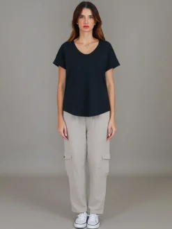 3rd Story Milan Cuff Sleeve T Shirt< Short Sleeves