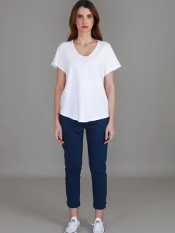 3rd Story Milan Cuff Sleeve T Shirt< Short Sleeves