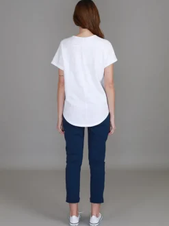 3rd Story Milan Cuff Sleeve T Shirt< Short Sleeves