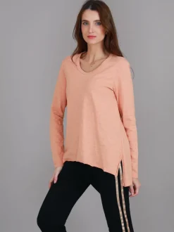 3rd Story Millicent Long Sleeve Essentials T Shirt< Long Sleeves