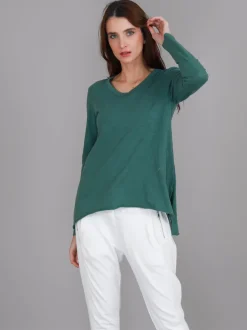 3rd Story Millicent Long Sleeve Essentials T Shirt< Long Sleeves