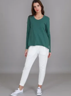 3rd Story Millicent Long Sleeve Essentials T Shirt< Long Sleeves