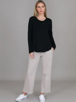 3rd Story Mosman Curved Hem Long Sleeve T Shirt< Long Sleeves