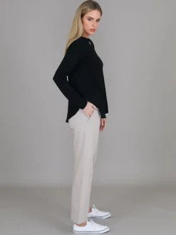 3rd Story Mosman Curved Hem Long Sleeve T Shirt< Long Sleeves