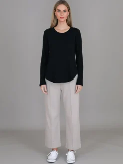 3rd Story Mosman Curved Hem Long Sleeve T Shirt< Long Sleeves