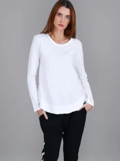 3rd Story Mosman Curved Hem Long Sleeve T Shirt< Long Sleeves