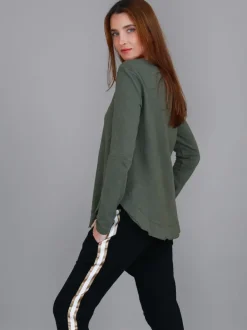 3rd Story Mosman Curved Hem Long Sleeve T Shirt< Long Sleeves