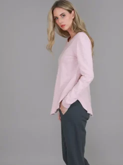 3rd Story Mosman Curved Hem Long Sleeve T Shirt< Long Sleeves
