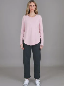 3rd Story Mosman Curved Hem Long Sleeve T Shirt< Long Sleeves