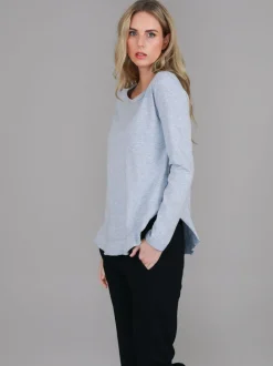 3rd Story Mosman Curved Hem Long Sleeve T Shirt< Long Sleeves