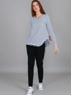 3rd Story Mosman Curved Hem Long Sleeve T Shirt< Long Sleeves