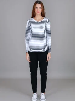 3rd Story Mosman Curved Hem Long Sleeve T Shirt< Long Sleeves
