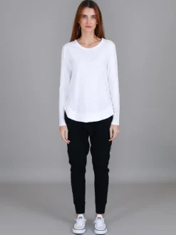 3rd Story Mosman Curved Hem Long Sleeve T Shirt< Long Sleeves