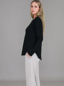 3rd Story Mosman Curved Hem Long Sleeve T Shirt< Long Sleeves
