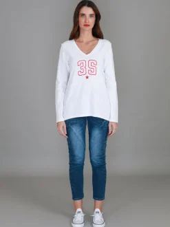 3rd Story Noa V Neck 3S T Shirt< Long Sleeves