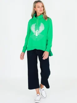 3rd Story Noelle Eagle Glory Funnel Neck Sweatshirt< Sweatshirts|Sweatshirts
