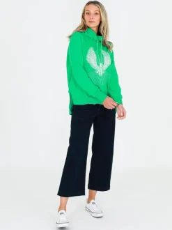 3rd Story Noelle Eagle Glory Funnel Neck Sweatshirt< Sweatshirts|Sweatshirts
