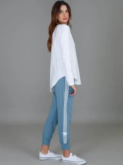 3rd Story Nora V Neck T Shirt< Long Sleeves