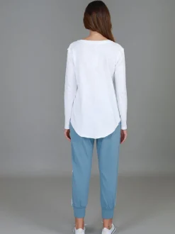 3rd Story Nora V Neck T Shirt< Long Sleeves