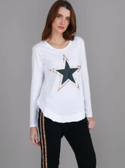 3rd Story Perry Star T Shirt< Long Sleeves