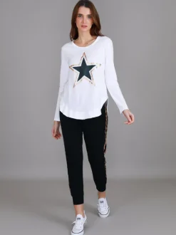 3rd Story Perry Star T Shirt< Long Sleeves