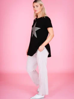 3rd Story Perth Stripe Star T Shirt< Short Sleeves