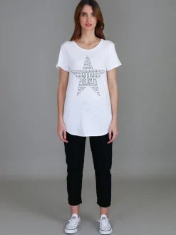 3rd Story Polly Silver Star S/S tee< Short Sleeves